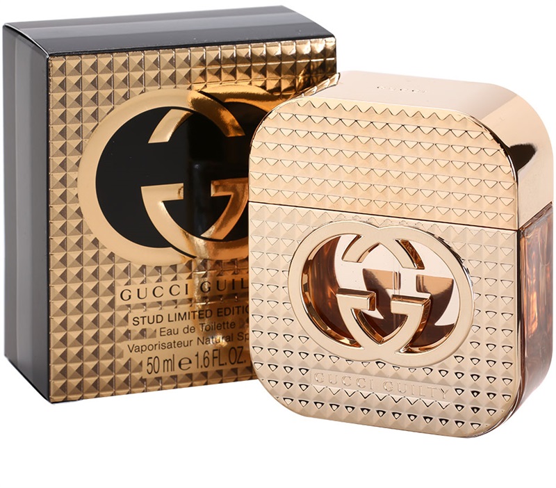 عطر ادکلن زنانه گوچی گیلتی طلایی استادز Gucci Guilty Studs Pour